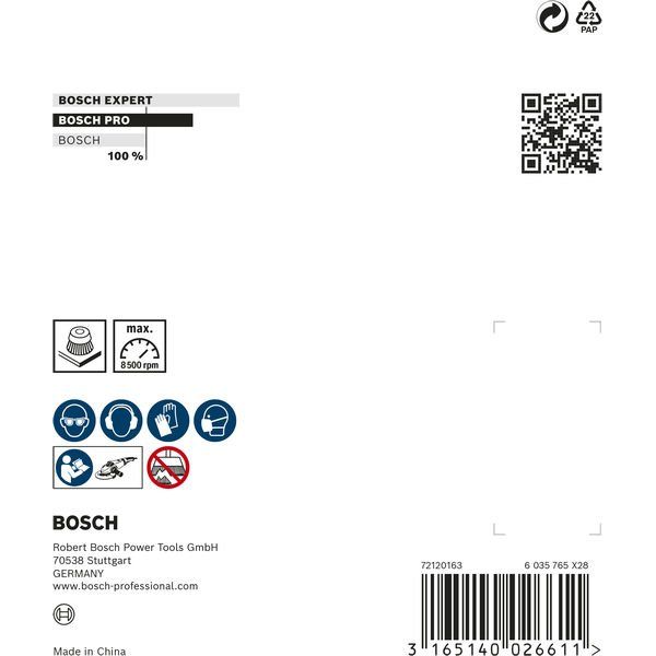 Bosch - Rotierende Drahtbürste PRO Metal clean 1608614011 Topfbürste 100 x 0,5
