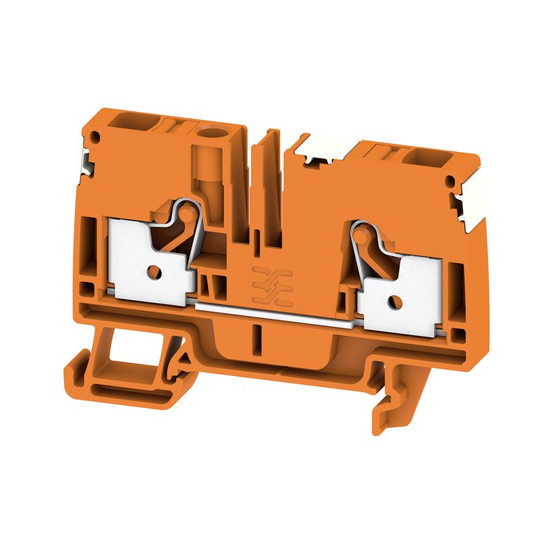 Weidmüller - Durchgangs-Reihenklemme Klemme A2C 6 DL OR PUSH IN, 6 mm² − 50 Stück
