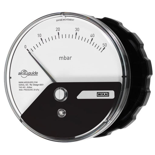 Wika Wiegand - Differenzdruckmanometer Diff.Druck.Messg. A2G-10 43772919 0Pa-1000Pa Einbau