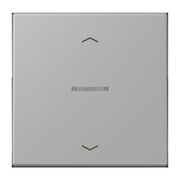 Jung - Abdeckung/Bedienelement für Installationsschalterprogramme Wippe mit Lichtleiter LC 101 KO5P 204 gris moyen