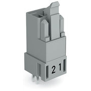 WAGO - Leiterplattensteckverbinder Stecker für Leiterplatten 890-852 2-polig,grau − 100 Stück