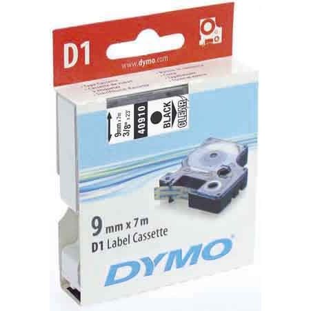 Newell Brands - Schriftband D1 Schriftband 9mm/7m 40910 schwarz auf transp