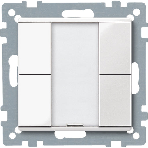 Schneider Electric - Bussystem-Tastsensor Taster 2fach plus MTN617219 polarweiß