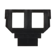 Busch-Jaeger - Einsatz/Abdeckung für Kommunikationstechnik Sockel für 1758... 1871 EB f. Mod.-Jack 2x6u.8p