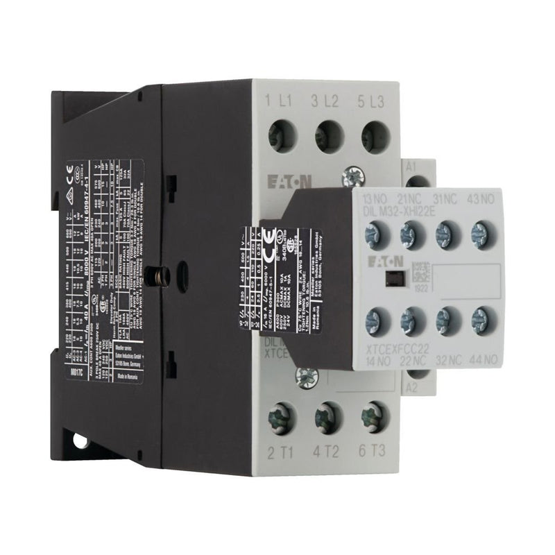 Eaton - Leistungsschütz zum Schalten von Wechselstrom Leistungsschütz DILM17-22(230V50HZ 7,5kW/400V, 240V60Hz