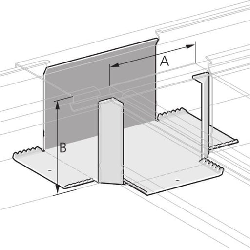 Pflitsch - Stoßstellenverbinder für Leitungsführungskanal T-Verbinder PIK TVF 30/30VA − 5 Stück by Pflitsch

