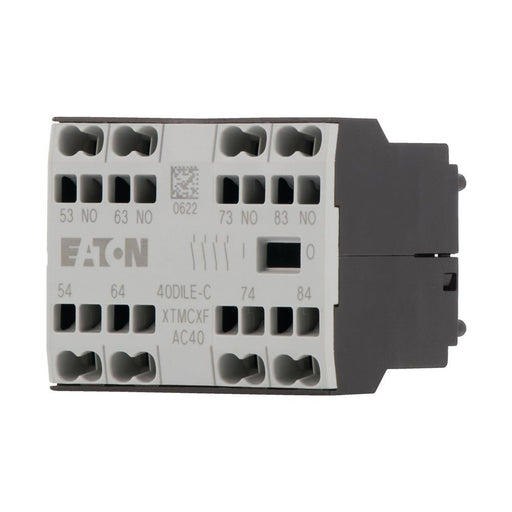 Eaton - Hilfsschalterblock Hilfsschalterbaustein 40DILE-C 4S − 5 Stück