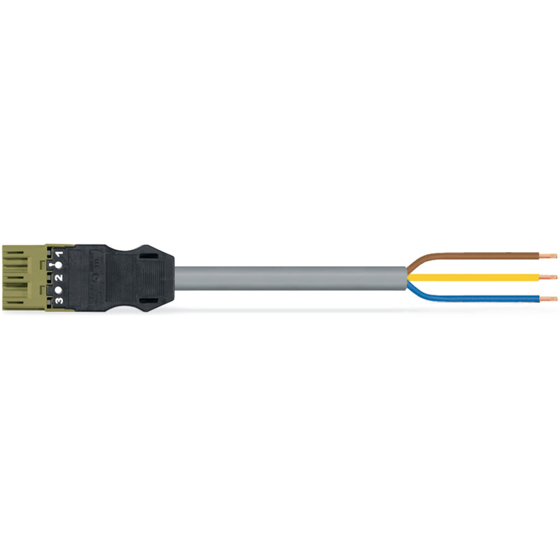 WAGO - Konfektionierte Leitung für steckbare Gebäudeinstallation konfekt. Anschlussleitung 771-9993/206-105 Eca,Stecker
