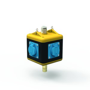 Bals Elektrotech - CEE-Steckdosen-Kombination (IEC 60309) Uni-Block-Vollgummi 57116