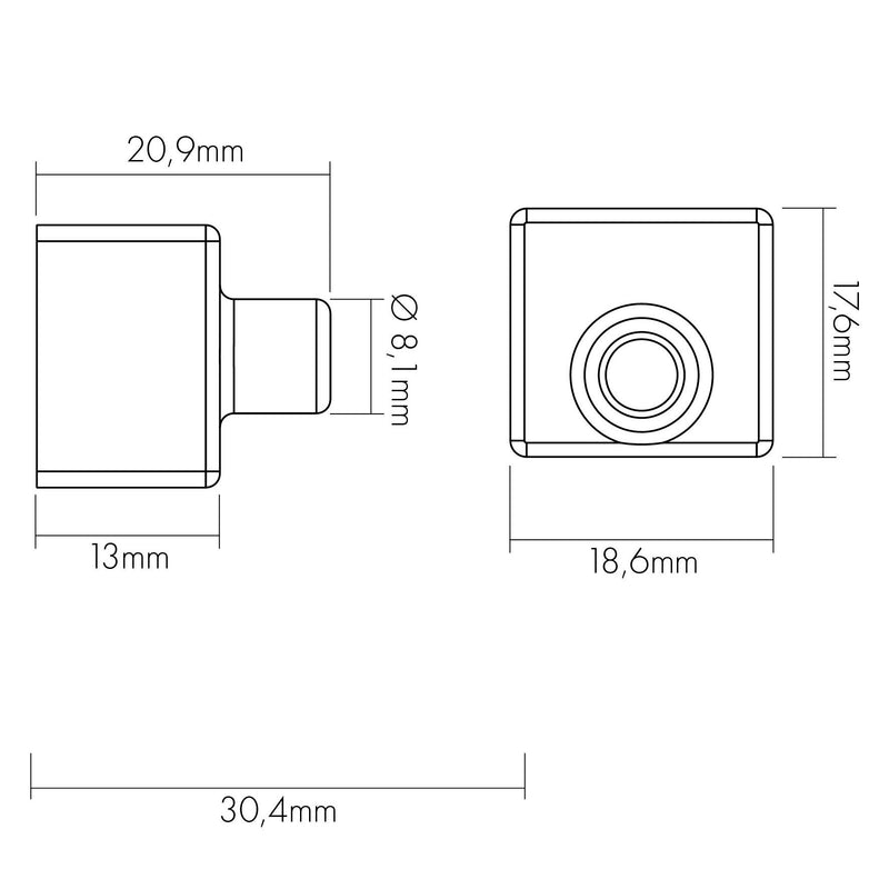 Nobile - Zubehör/Ersatzteile für Lichtschlauch/-band Endkappe 10er Set 5022518194