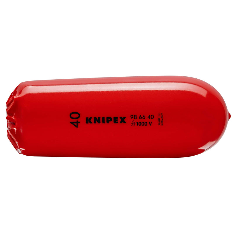 Knipex - Verschlusskappe für Kabelschutzrohre für Erdverlegung Aufsteck-Tülle 98 66 40 135 mm