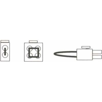 Scharnberger+Hasenbein - Verteilerklemme für Transformator Mini-AMP 2-polig 55009 weiß Jumper