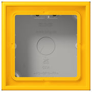 Jung - Aufputzgehäuse für Unterputzgerät Aufputz-Kappe 1fach LC 581 A 263 le jaune vif (4320W)