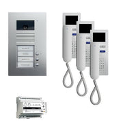 TCS Tür Control - Türsprech-Set Videosprechanlgenset color PVU1630-0010 3 Tasten Freisprech