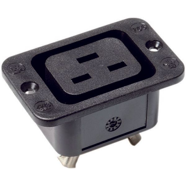 Bachmann - Geräteanschlussdose Kaltgeräteeinbaudose 917.172 16A, 250V, 70GC