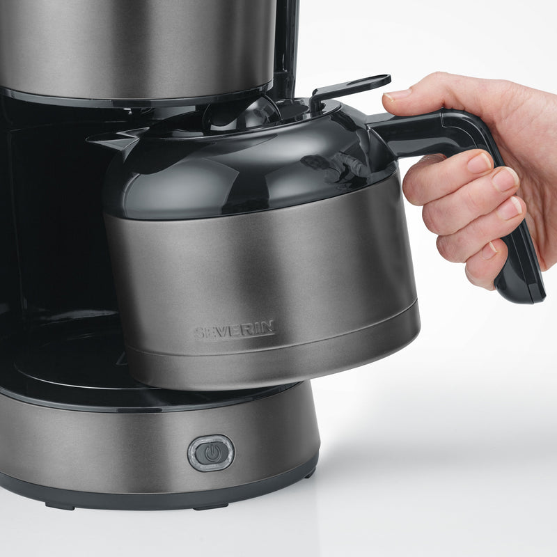 Severin - Kaffeeautomat Thermo KA 9343 Dark Inox Edition
