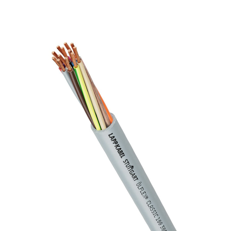 Lapp Kabel&Leitung - Energiekabel < 1 kV, für ortsveränderlichen Einsatz ÖLFLEX CLASSIC 100 0010030/1000 300/500V 12G0,75 − 1000 Meter