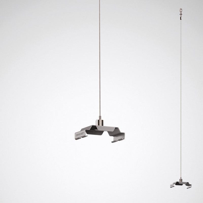 Trilux - Mechanisches Zubehör/Ersatzteile für Leuchten Seilaufhängung A01DSXOE/5000 078 03 silber