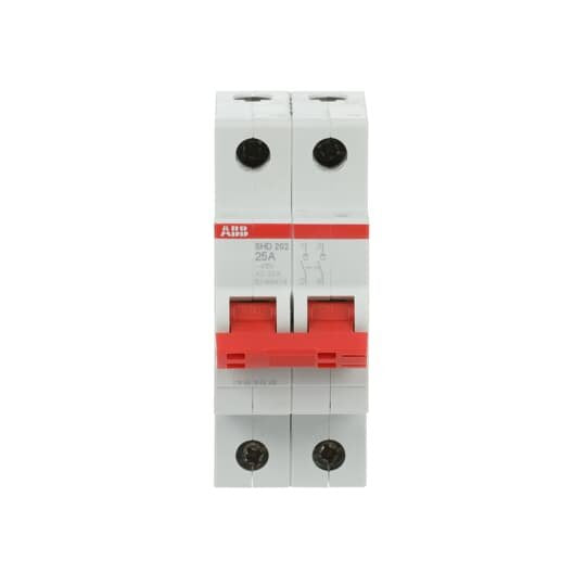 ABB Stotz S&J - Schalter für Reiheneinbau Lasttrennschalter SHD202/25 2-polig, 25A