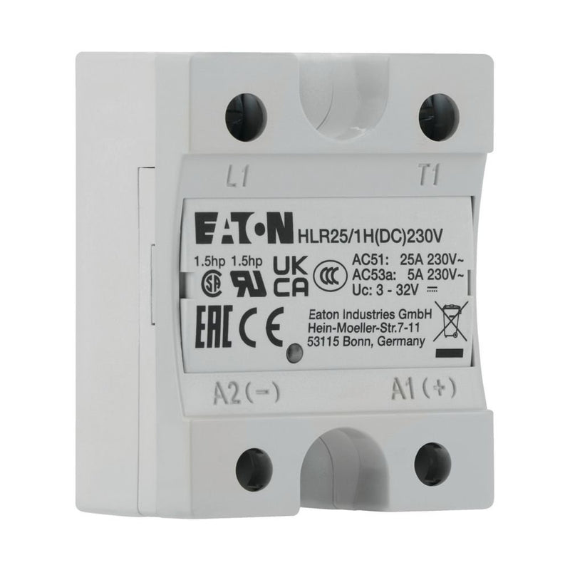 Eaton - Halbleiterrelais Halbleiterrelais, Hockey HLR25/1H(DC)230V Puck, 1-phasig, 25 A