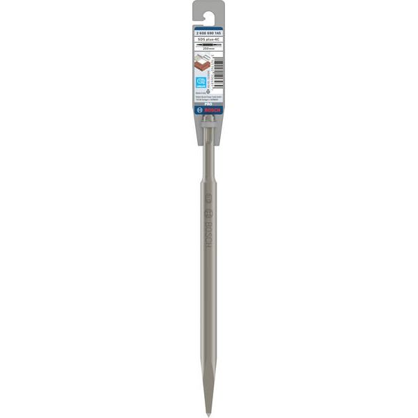 Bosch - Maschinenmeißel PRO SDS plus-4C 2608690145 Spitzmeißel, 250 mm