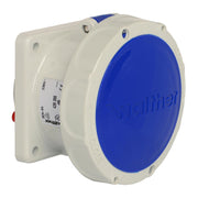 Walther Werke - CEE-Anbausteckdose (IEC 60309) Anbaudose gerade 32A 439306 3P 230V 6h IP67