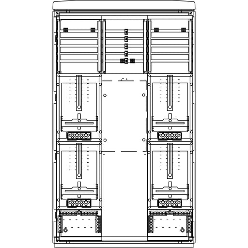 Elsta Mosdorfer - Zähler-Komplettschrank Zähleranschlusssäule ZS614.N2 A655-1 N2 4Z 3.HZ