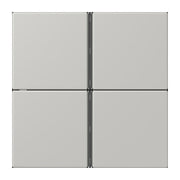 Jung - Abdeckung/Bedienelement für Installationsschalterprogramme Tastensatz 4fach LC 404 TSA 205 gris clair 31