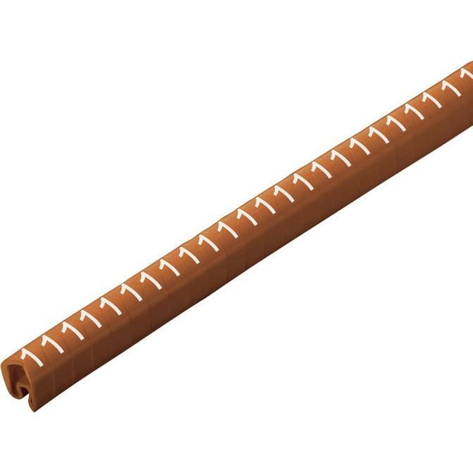Weidmüller - Kabelmarkierungssystem Leitermarkierer CLI C2-4BR/WS 1 CD − 250 Stück
