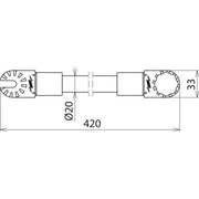 DEHN - Zubehör/Ersatzteile für Sicherheitsgeräte Isolierstangenverlängerung ISV 420 ZK 123SN7741 L 420mm