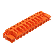 WAGO - Leiterplattensteckverbinder THT-Federleiste abgewink. 232-271/047-000 Maß 5,08mm,orange − 25 Stück