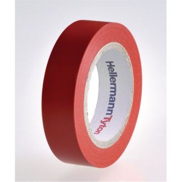HellermannTyton - Klebeband PVC Isolierband Flex 15-RD15x10m rot