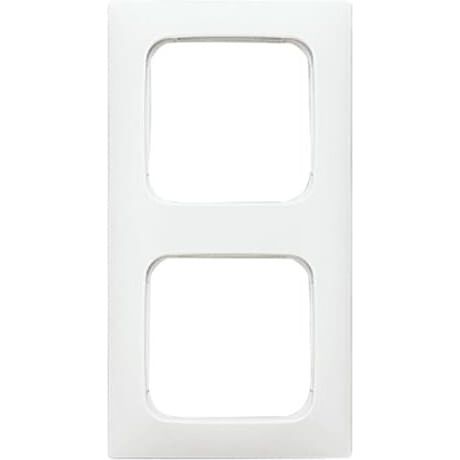 Busch-Jaeger - Abdeckrahmen Rahmen 2-fach 2512-214K-102 aws, f.Kanalabdeck. − 1 Stück by Busch-Jaeger
