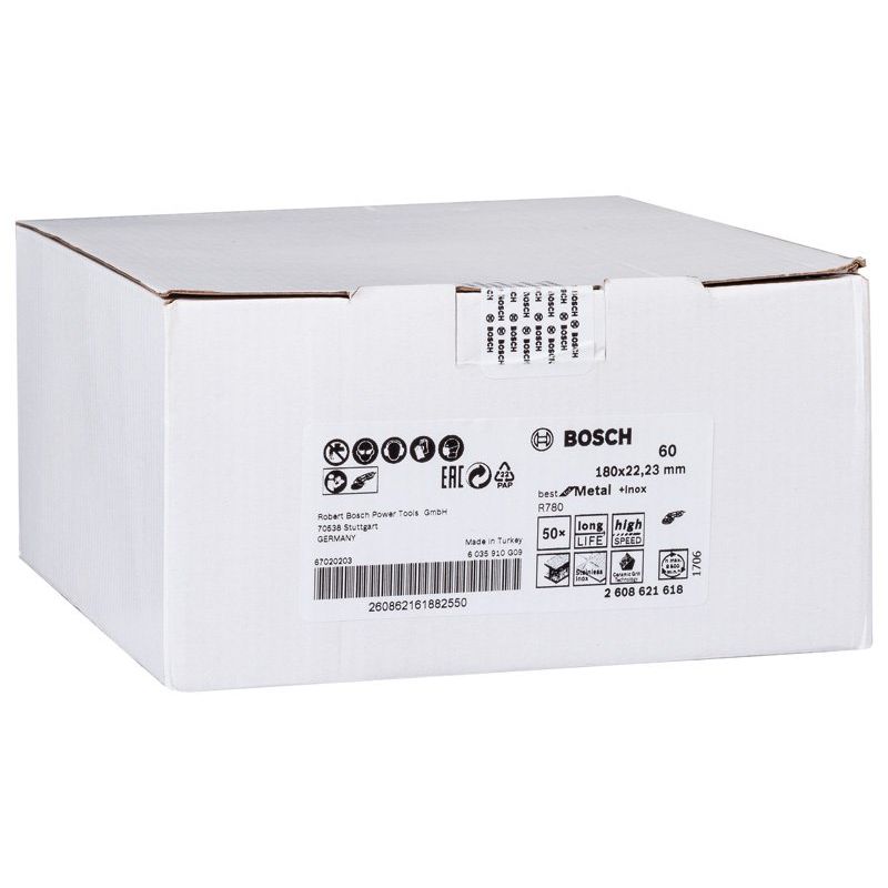 Bosch - Trenn-/Schleifscheibe PRO R780 Fiberscheibe, 2608621618 180 mm, G60