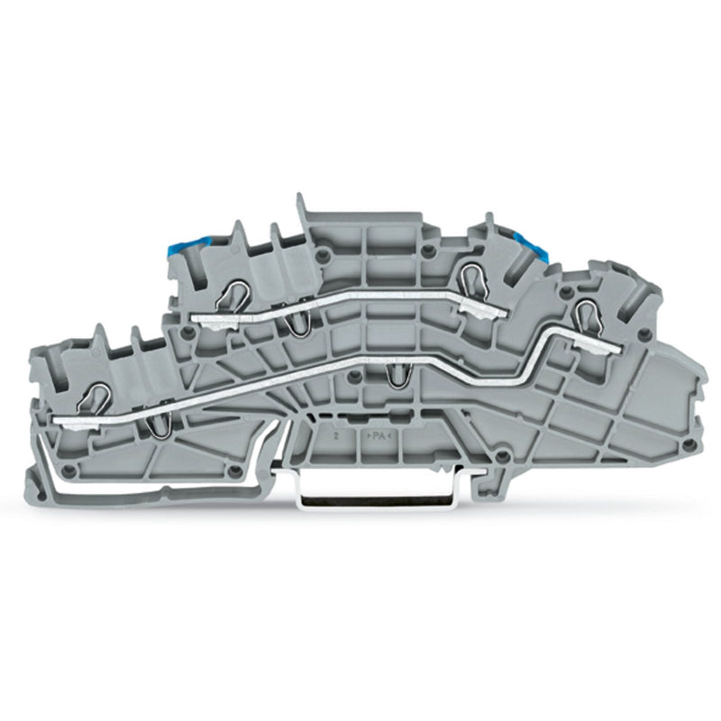 WAGO - Installations-Etagenklemme Installationsetagenklemme 2003-6649 4mm² grau N/L − 50 Stück