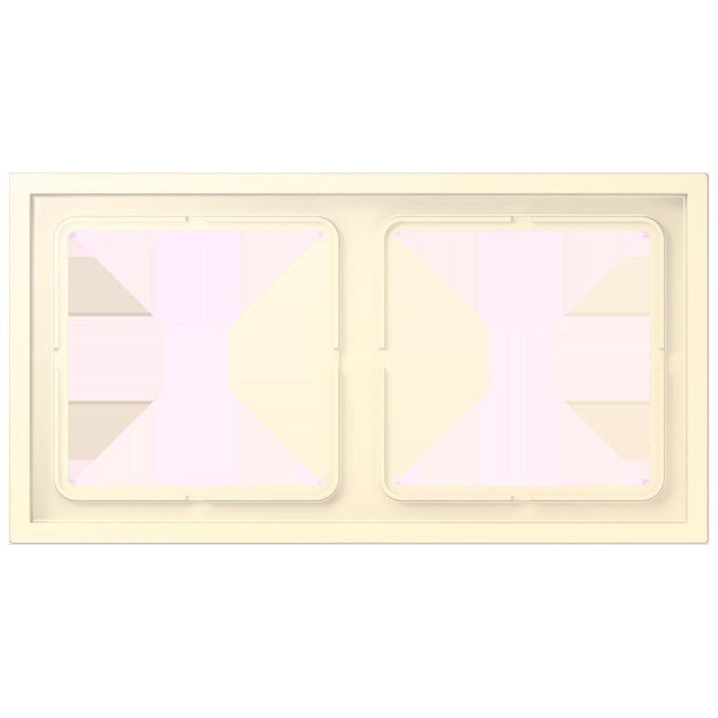 Jung - Abdeckrahmen Rahmen 2-fach LCZ 982 BF 201 blanc