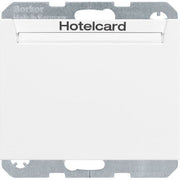 Berker - Taster Relais-Schalter Hotelcard 16417119 polarweiß glänzend
