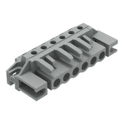 WAGO - Leiterplattensteckverbinder THT-Federleiste abgewink. 232-236/047-000 Rastermaß 5mm,grau − 50 Stück