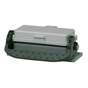 Walther Werke - Gehäuse für Rechtecksteckverbinder Anbaugehäuse B24 714424AL 29mm LVB m.Klappdeck