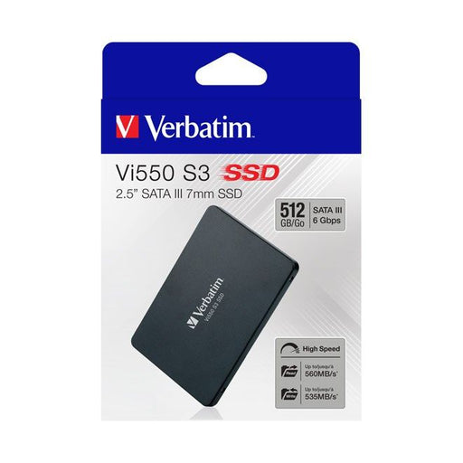 Verbatim - Speichermedium digital SSD 512GB SATA-III 49352 6.35cm (2.5Zoll)