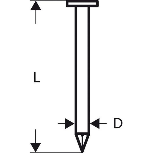 Bosch - Nagel für Nagelgerät Rundkopf-Streifennagel 2608200029(VE3000) SN21RK 75 2,8 mm 75