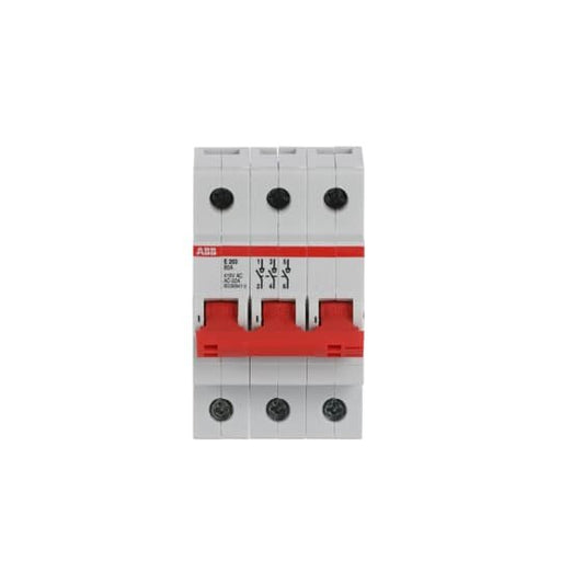 ABB Stotz S&J - Schalter für Reiheneinbau Einbauschalter E203/80R 80A,3S