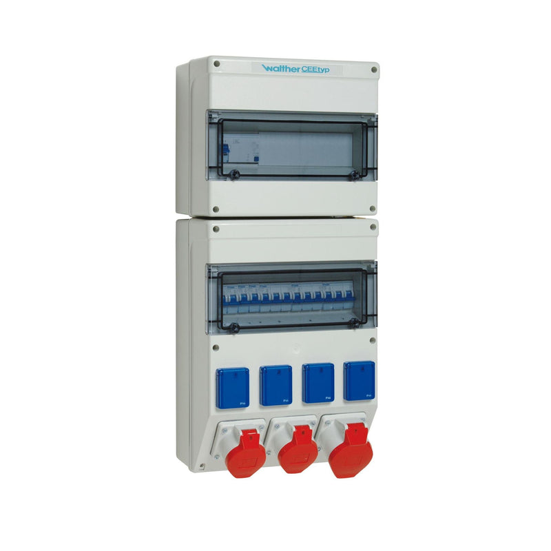 Walther Werke - CEE-Steckdosen-Kombination (IEC 60309) Steckdosenkombination 6893103 SK II