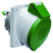 Bals Elektrotech - CEE-Anbausteckdose (IEC 60309) Anbausteckdose geneigt 16A 12747 5p >50V 2h IP44