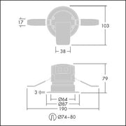 Thorn - Downlight/Strahler/Flutlicht LED - Downlight CHAL74 LED #96631504 4000K