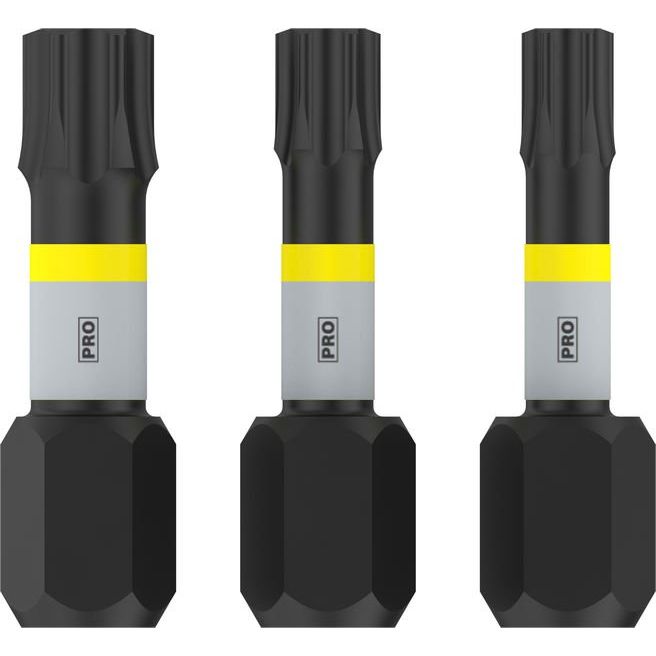 Bosch - Bit-Set PRO T Impact Bit 2608522479 Set, 25 mm, 3-tlg
