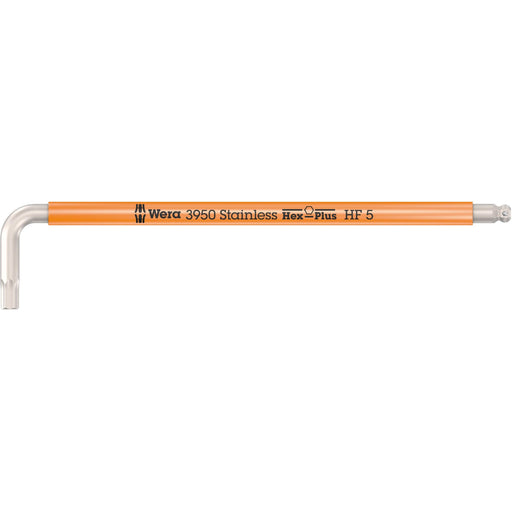Wera - Innensechskantschlüssel Winkelschlüssel SPKL Hex-Plus HF 5,0 5 x 154 mm