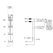 WAGO - Feldbus, Dez. Peripherie - Kommunikations-Modul DALI-Multi-Master-Klemme 753-647