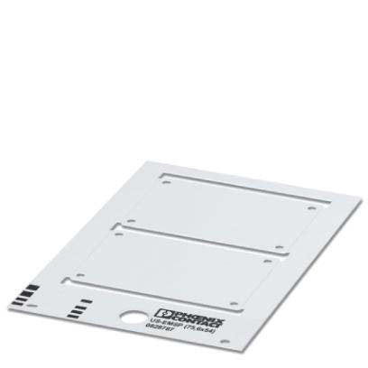 Phoenix Contact - Kennzeichnungsmaterial Gerätemarker US-EMSP (90X60) RD Feldgr.: 90x60mm − 10 Stück