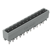 WAGO - Leiterplattensteckverbinder THT-Stiftleiste Lötstift 231-171/001-000 1,2x1,2,gerade,grau − 100 Stück